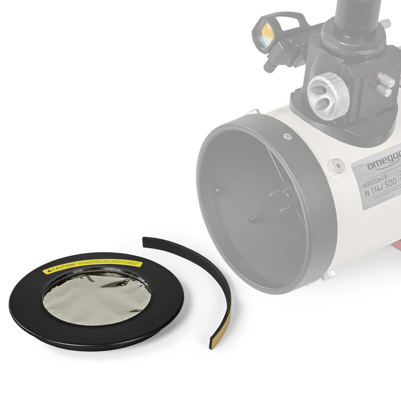 Omegon solfilter för 114 mm-teleskop