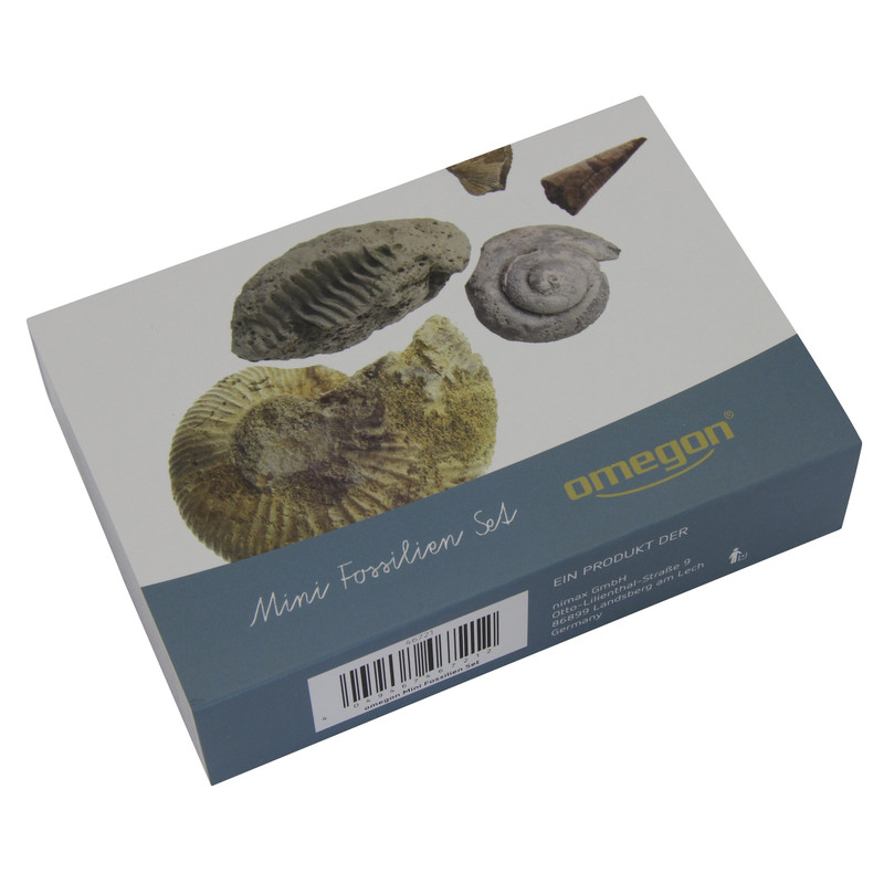 Omegon StereoView microscoop met fossielenset, 80x, LED