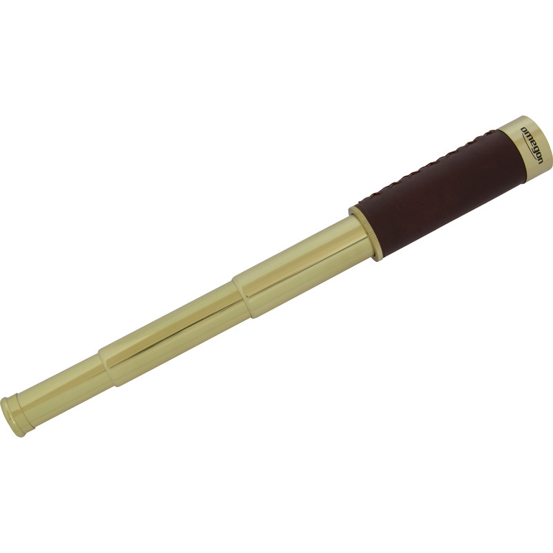 Omegon Telescópio de latão 12x30