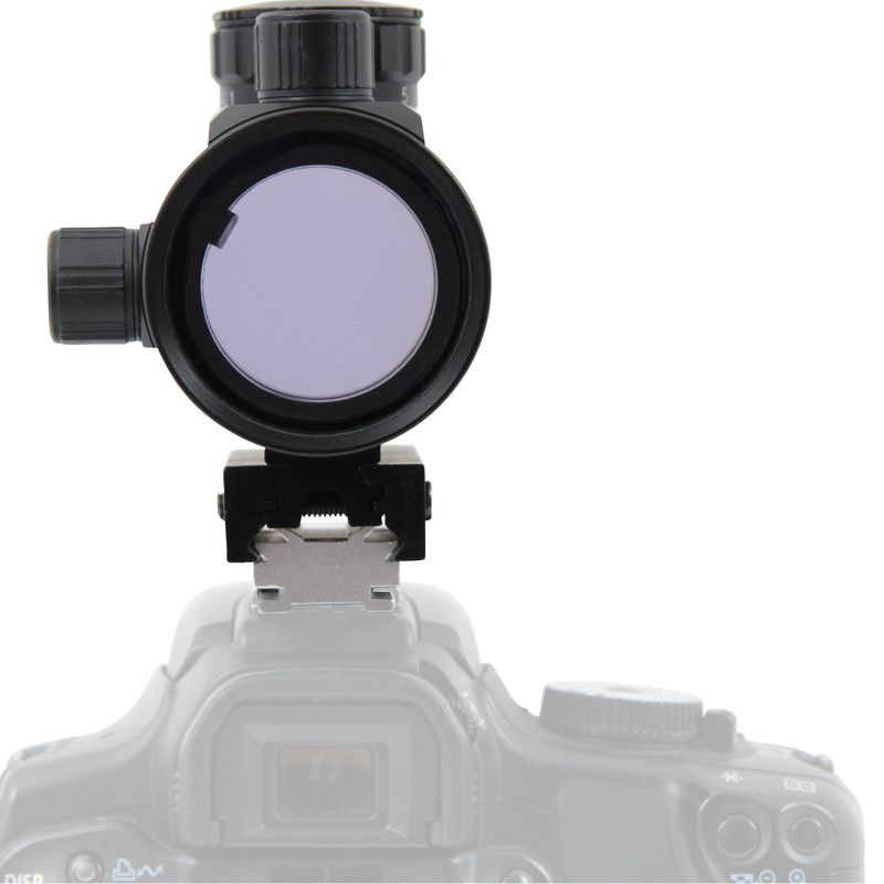 Omegon Chercheur point rouge avec adaptateur pour griffe de DSLR