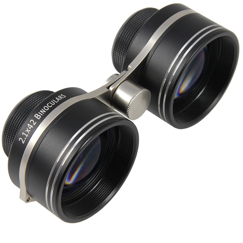 Omegon 2.1x42 wide-field binoculars for star field observing