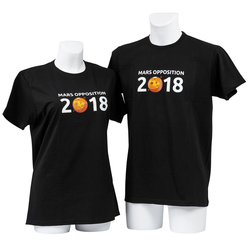 T-Shirt Mars Opposition 2018 - Tamanho M preto