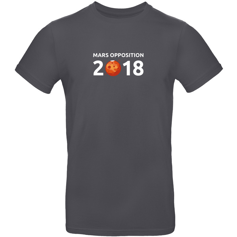 Omegon T-Shirt Mars en opposition 2018 - Taille 3XL gris