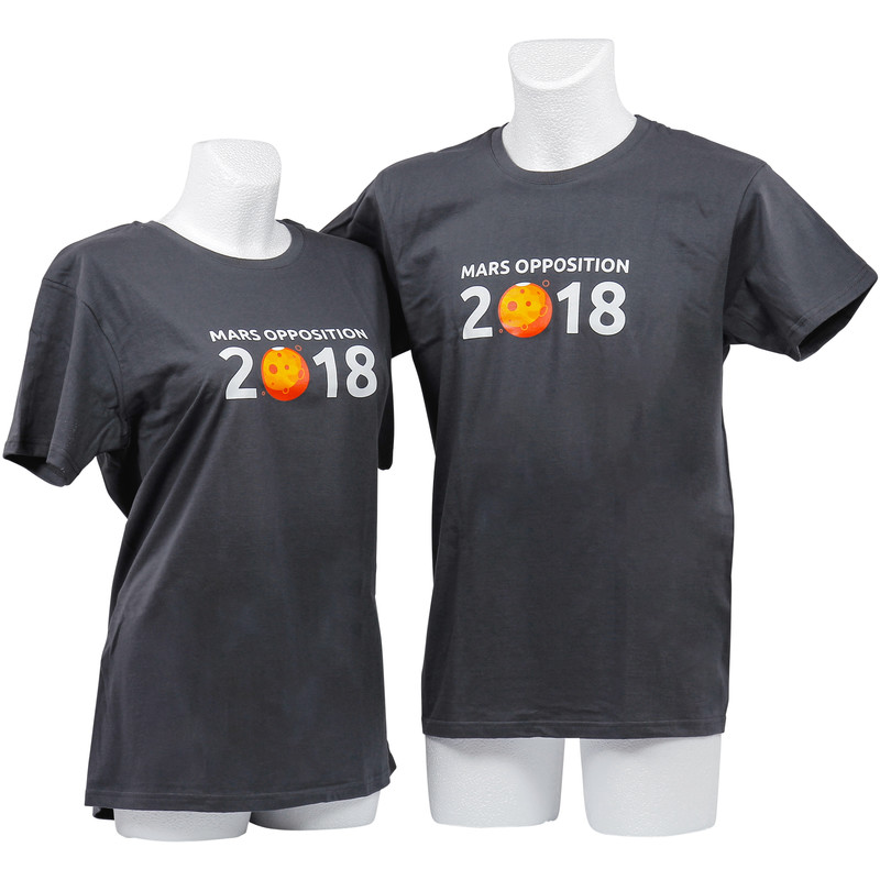 Omegon T-Shirt Mars en opposition 2018 - Taille 3XL gris