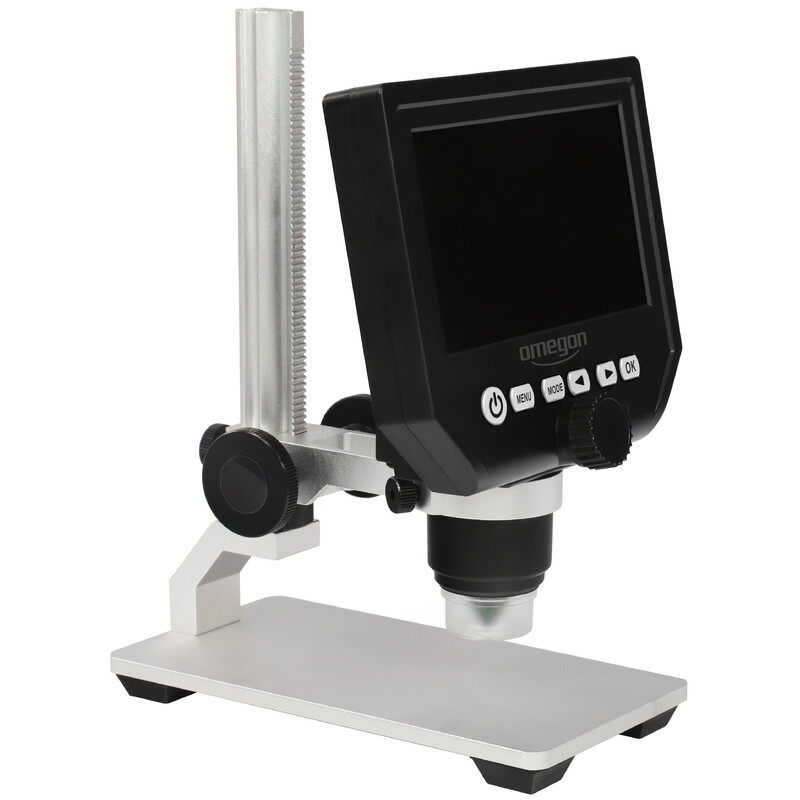 Omegon Microscopio DigiStar, 1x-600x, LCD 4,3''