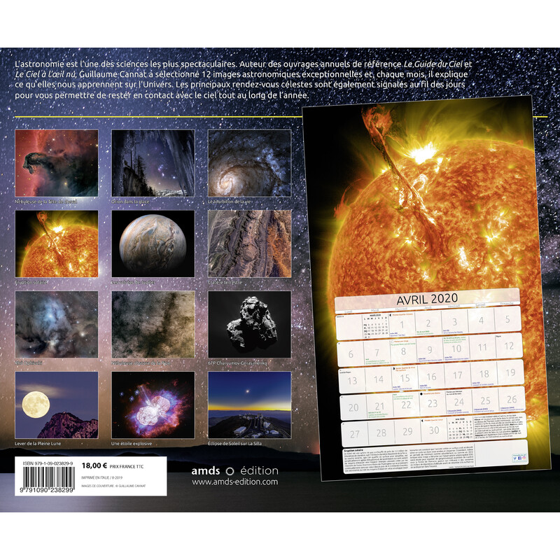 Amds édition  Kalender Astronomique 2020