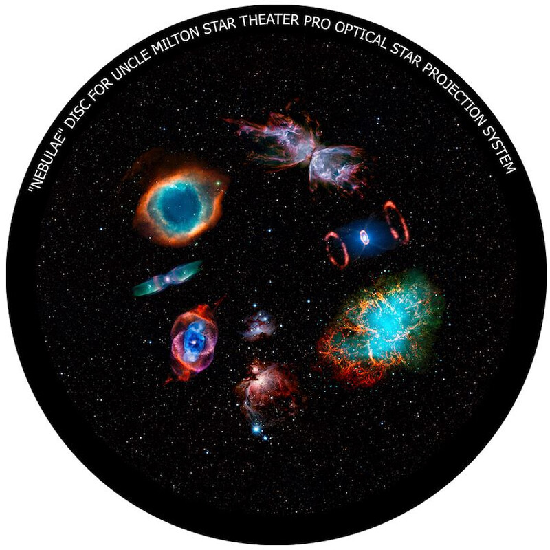 Omegon Disc for the Star Theatre Pro with Galactic Nebulae motif