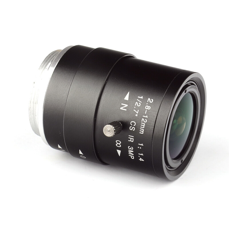 Omegon CS-mount objectief 2,8-12 mm, f/1,4