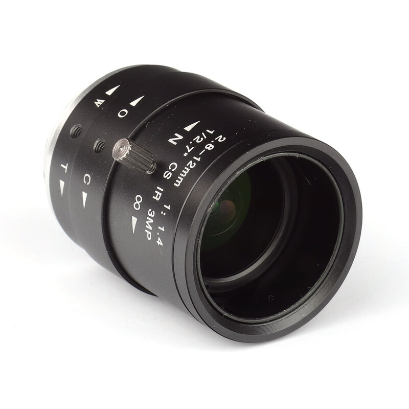 Omegon CS-mount objectief 2,8-12 mm, f/1,4