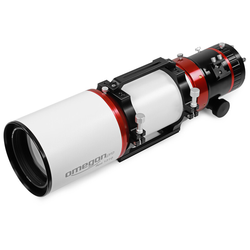 Omegon Refractor apocromático Pro APO AP 121/678 Quintuplet OTA + informe de pruebas