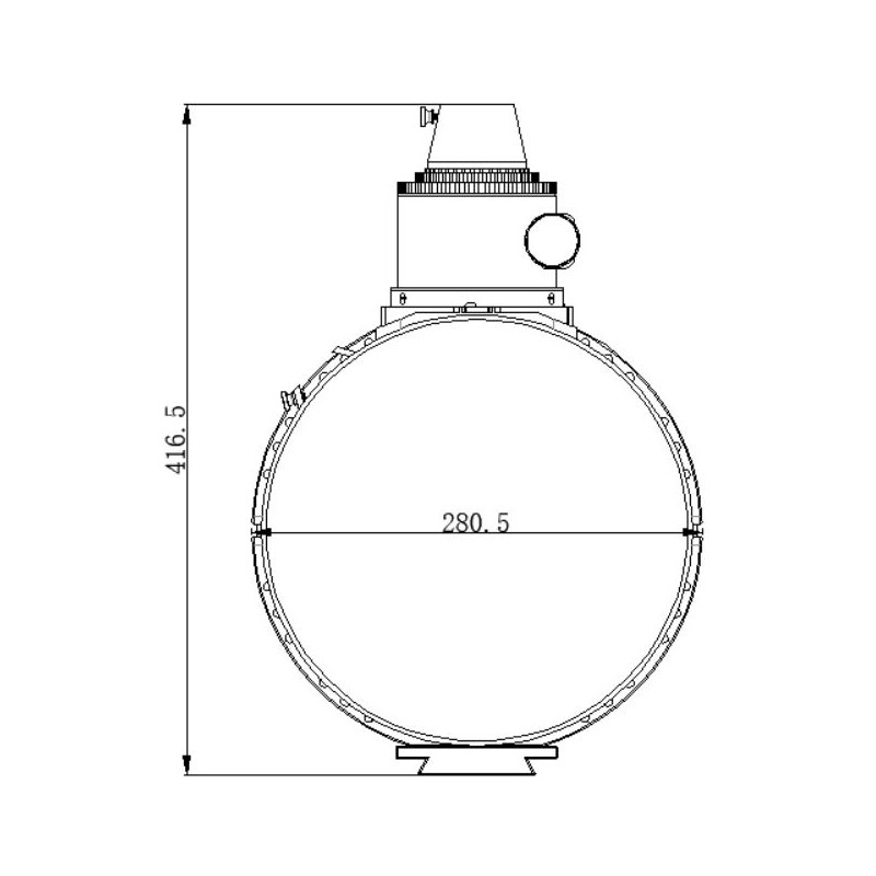 Omegon Telescopio Pro Astrograph N 200/640 OTA