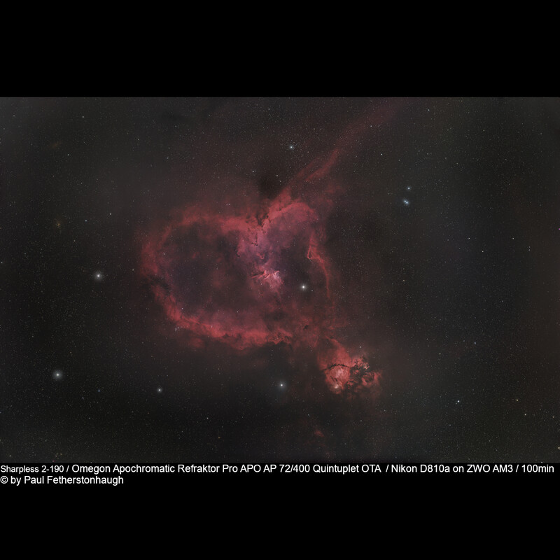 Omegon Pro APO AP 72/400 Quintuplet OTA Apochromatic refractor