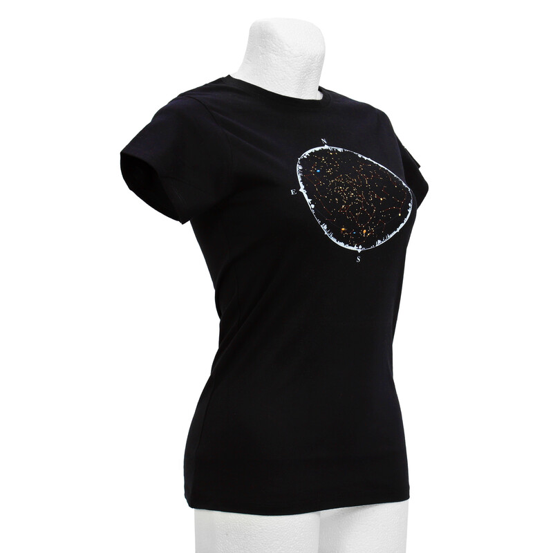 Omegon T-Shirt de mulher Starmap - Tamanho L