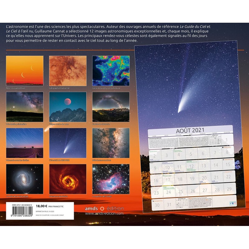 Amds édition  Kalender Astronomique 2021