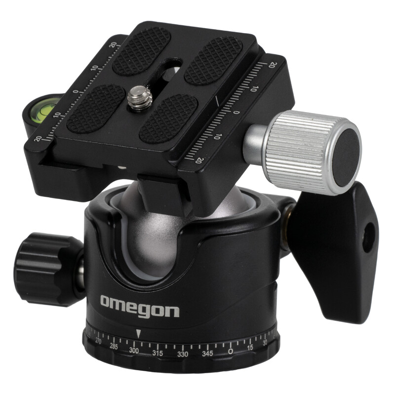 Omegon Montagem Segugio Tracker Set mit Kugelkopf, Deluxe Polhöhenwiege und Polsucher