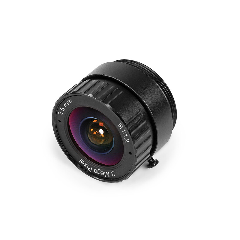 Omegon CS-mount objectief 2,5mm, f/1,2