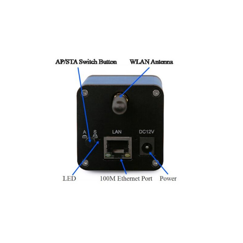 ToupTek Kamera ToupCam WECAM 5MPA, CMOS, 5MP, 1/1.8", 2.4μm, 30fps, WLAN/LAN