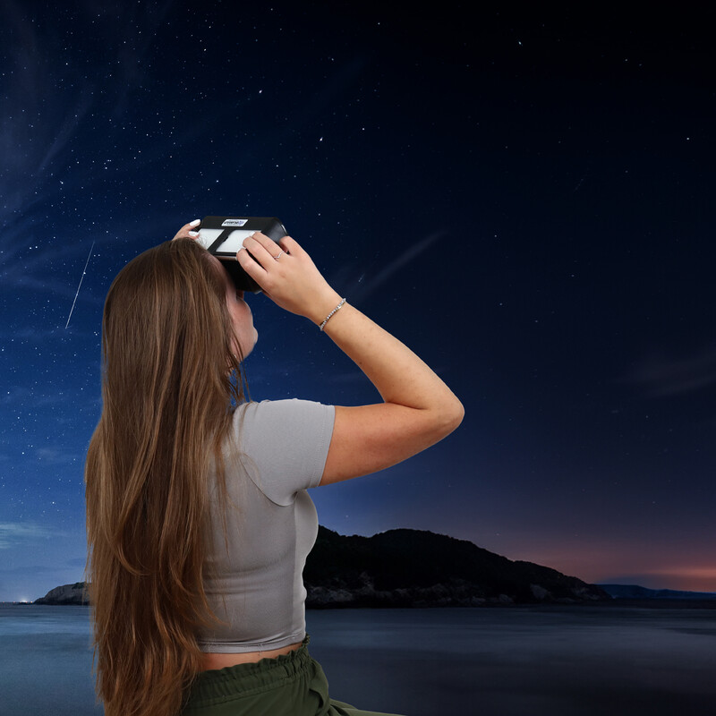 Omegon Personal planetarium Universe2Go+ + Solar Safe Deluxe solar eclipse glasses