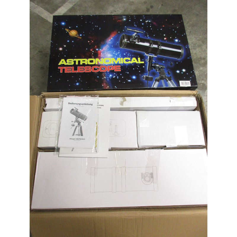 Omegon Teleskop N 150/750 EQ3 (Fast neuwertig)