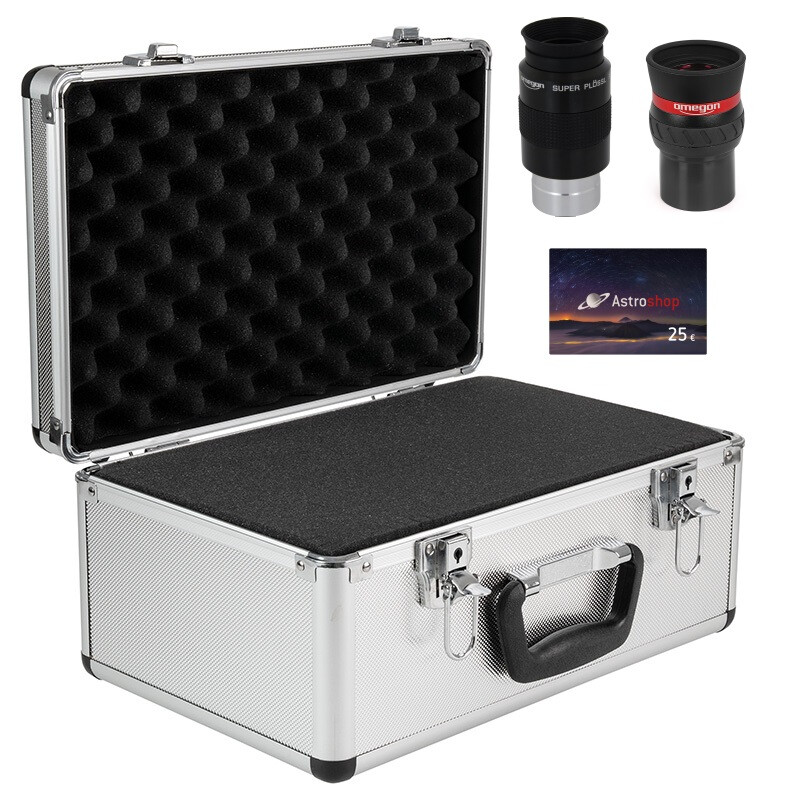 Omegon Advanced eyepiece case 32mm + 15.5mm + 25 Euro voucher