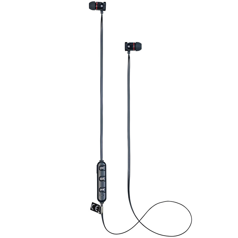 Stereofoniczne słuchawki douszne Bluetooth Omegon z magnesem, Bluetooth 5.0