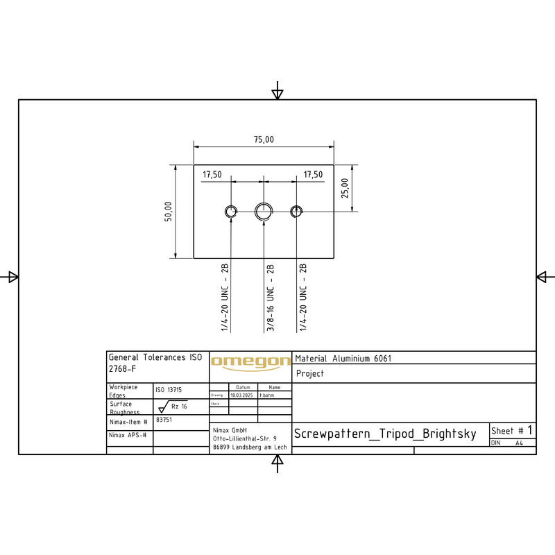 Omegon Lornetka Brightsky 30x100 - 90°