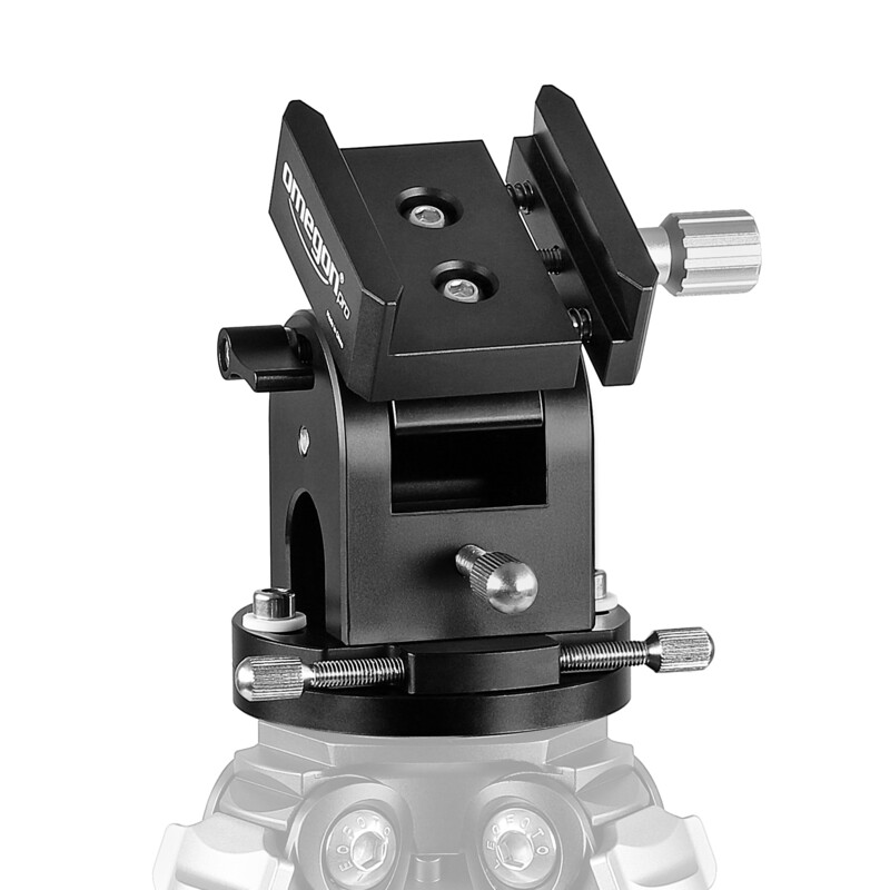 Omegon Mount Segugio Tracker Set mit Kugelkopf, Deluxe Polhöhenwiege und Polsucher
