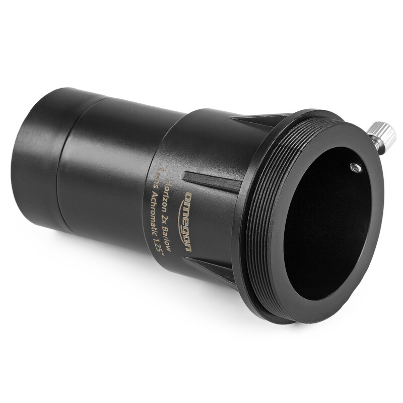Omegon Horizon 1.25" 2x barlow lens, achromatic, 1.25"