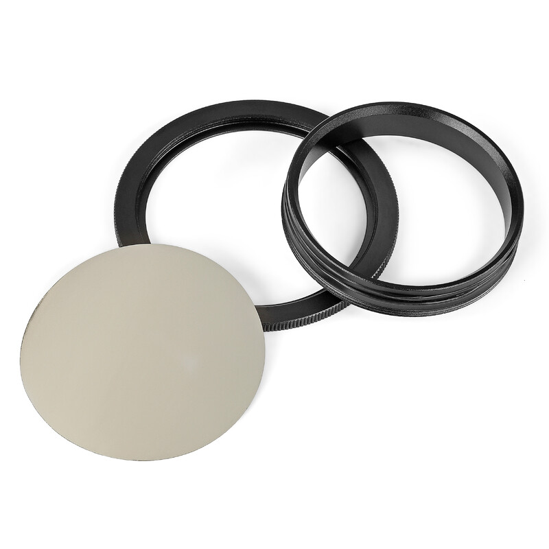 Omegon Filtros solares 50mm für Ferngläser sowie ZWO Seestar S50 (2er Set)