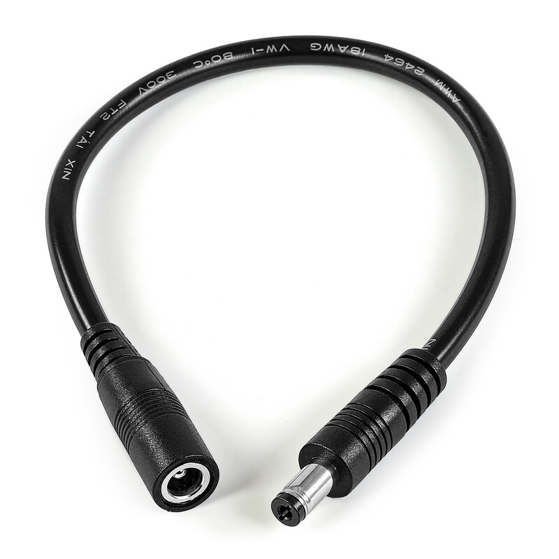 Câble Omegon Adapter 5,5-2,5 (weiblich, pin) - 5,5-2,1 (männlich)
