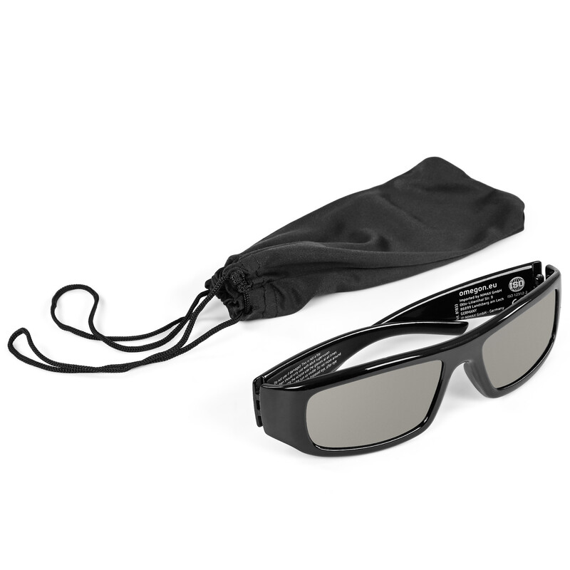 Omegon Thuis-planetarium Universe2Go+ + Sonnenfinsternisbrille Solar Safe Deluxe