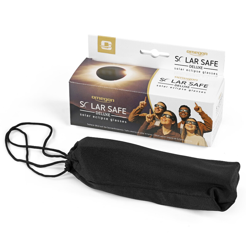 Omegon Personal planetarium Universe2Go+ + Sonnenfinsternisbrille Solar Safe Deluxe