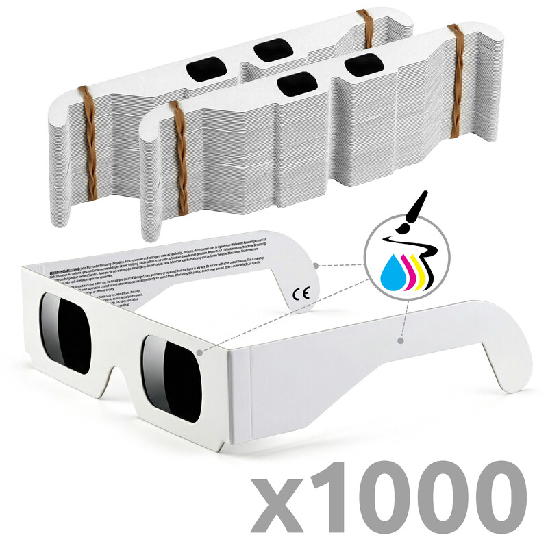 Omegon Okulary do obserwacji zaćmienia Słońca OEM Solar Safe 1000 szt.