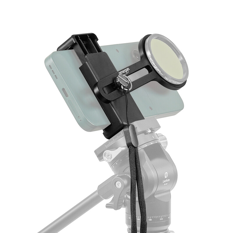 Omegon Luxe smartphone-filterhouder met klem