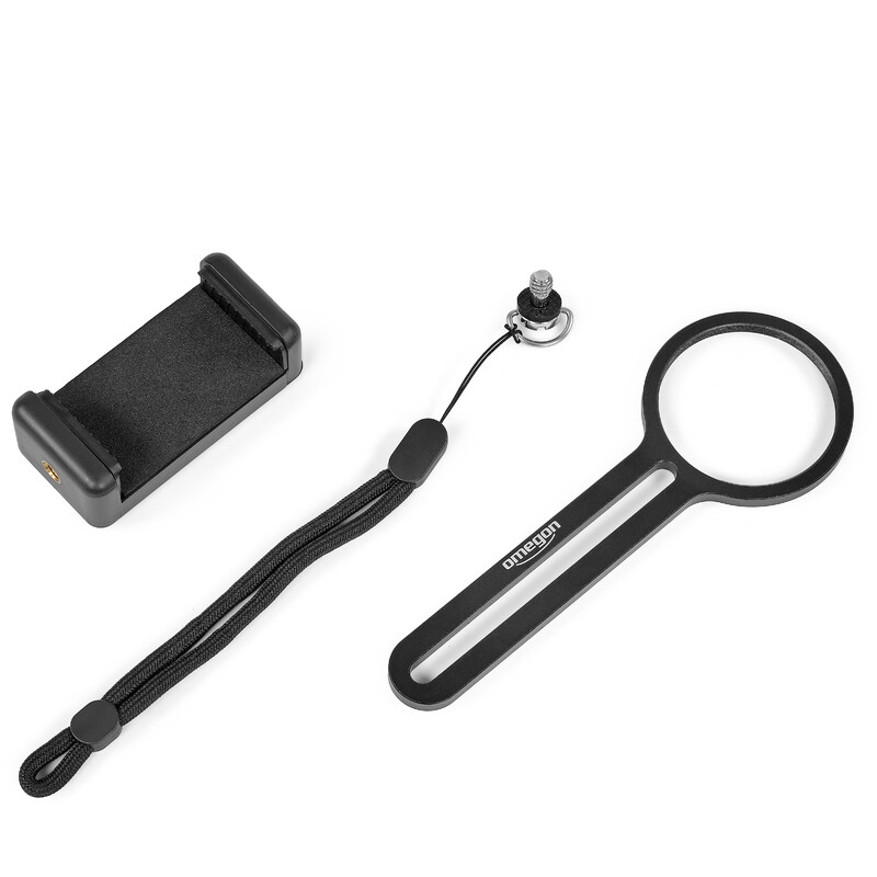 Omegon Portafiltro Deluxe per smartphone con morsetto